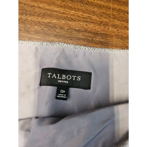Talbots Gray Wool Blend Skirt Womens Size 12P - Picture 4 of 7